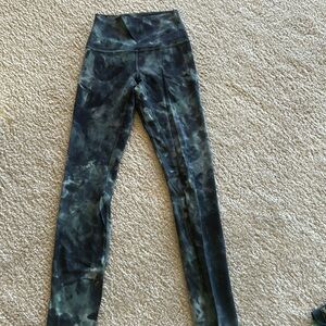 Lululemon multicolored leggings size 2